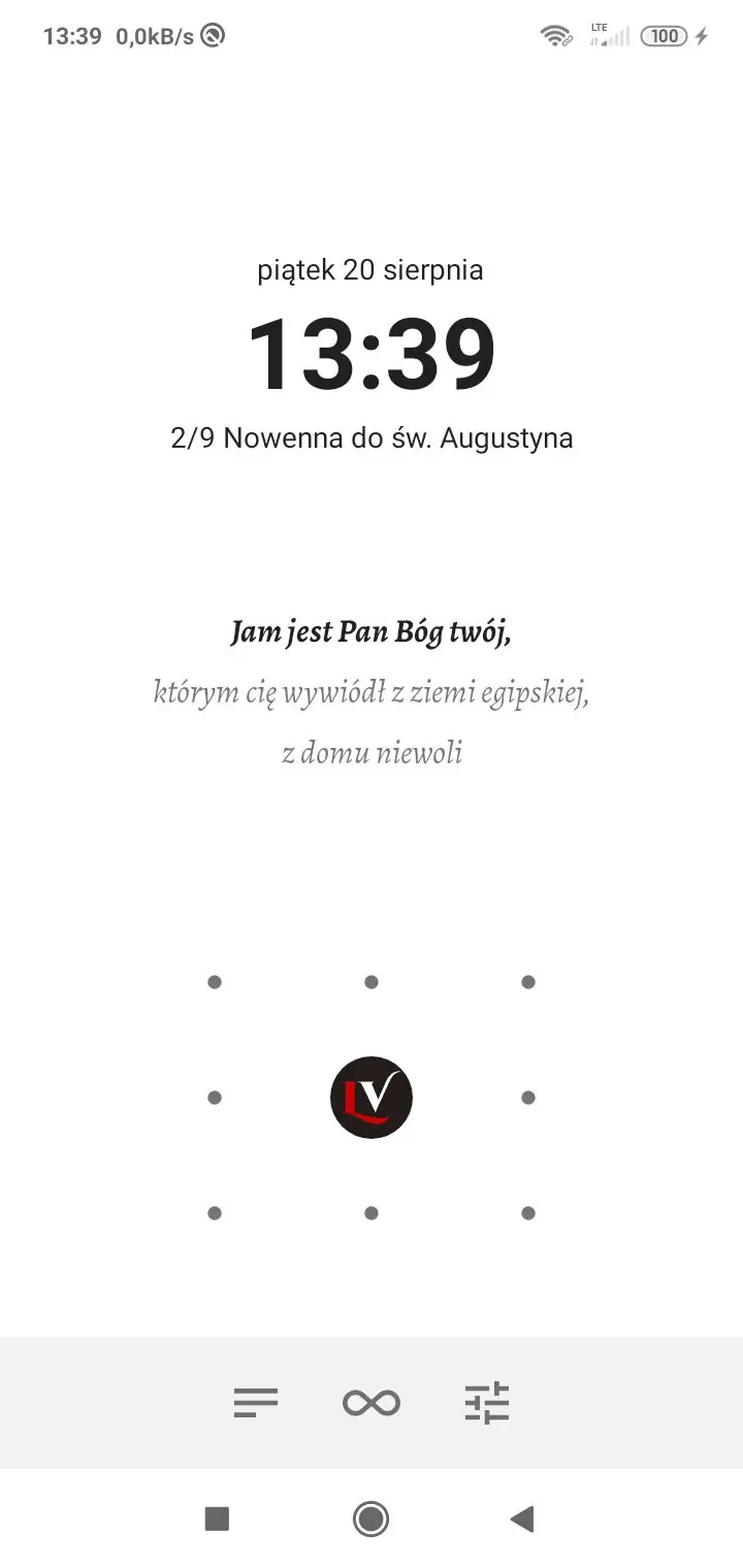 Zrzut ekranu 1/8 aplikacji Księga Życia