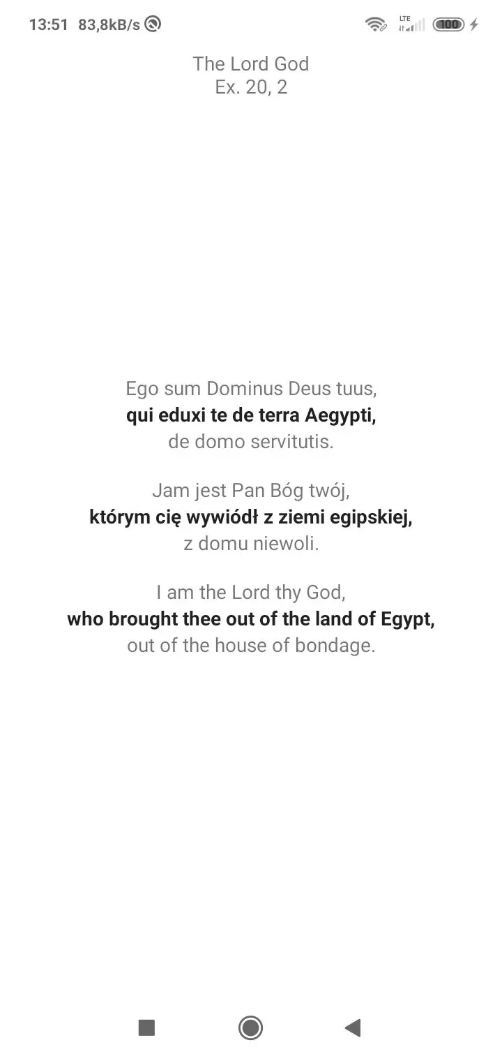 Zrzut ekranu 7/8 aplikacji Księga Życia