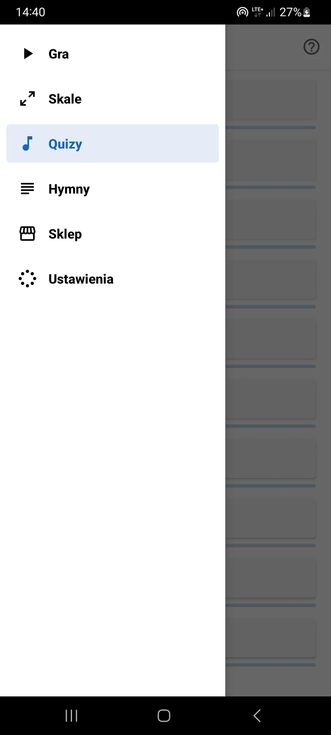Zrzut ekranu 5/8 aplikacji Niebiańska Harmonia