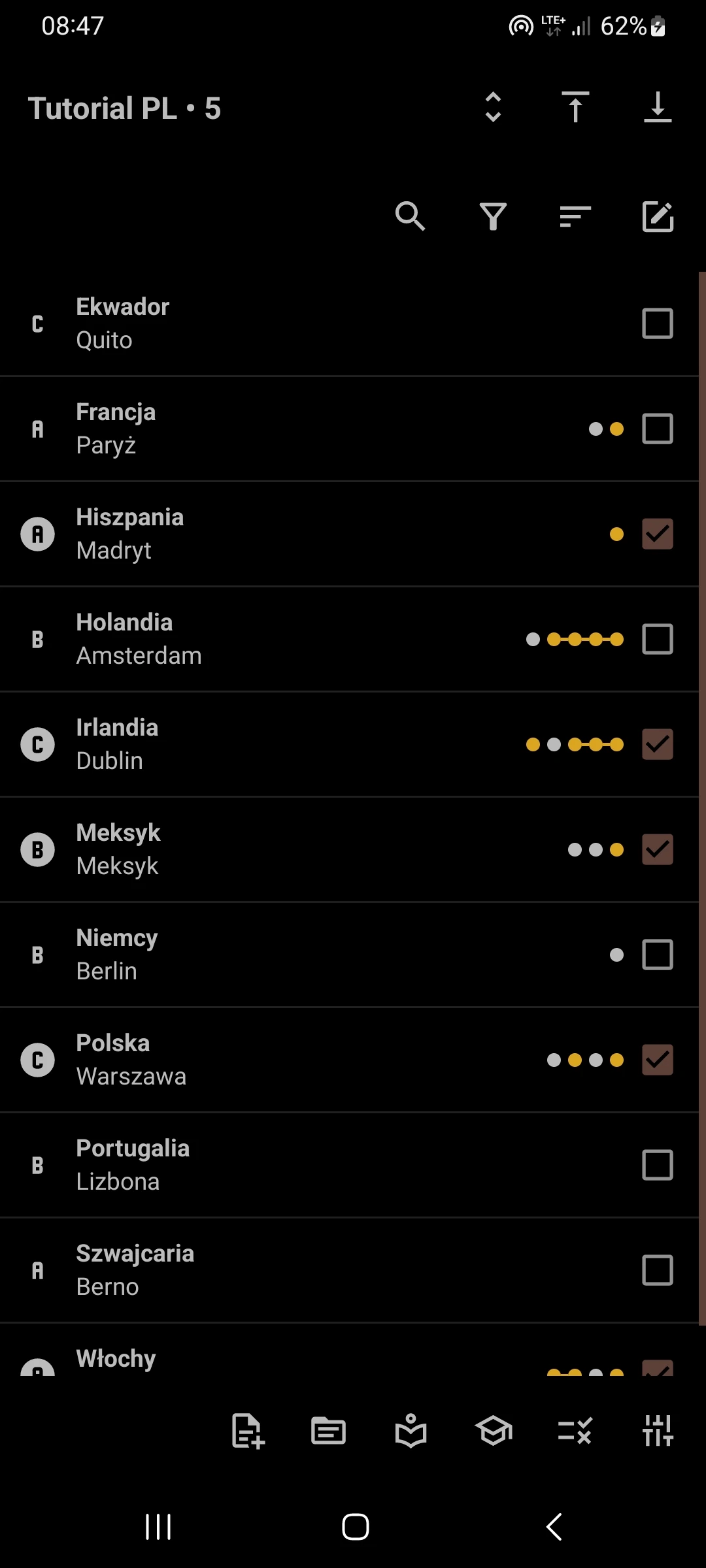 Zrzut ekranu 4/8 aplikacji Złoty Łańcuch