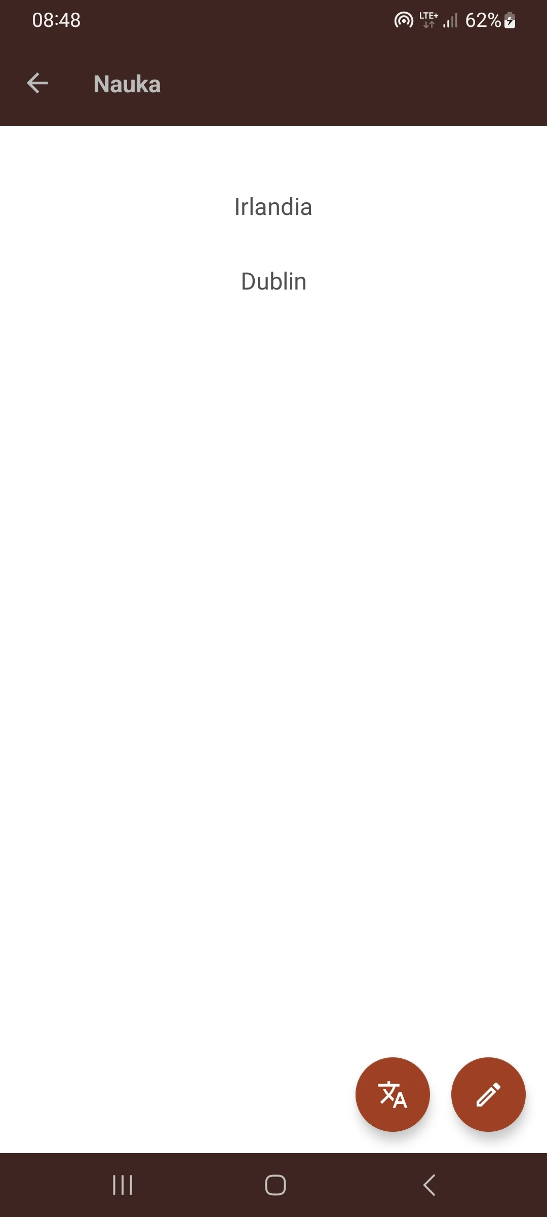 Zrzut ekranu 6/8 aplikacji Złoty Łańcuch