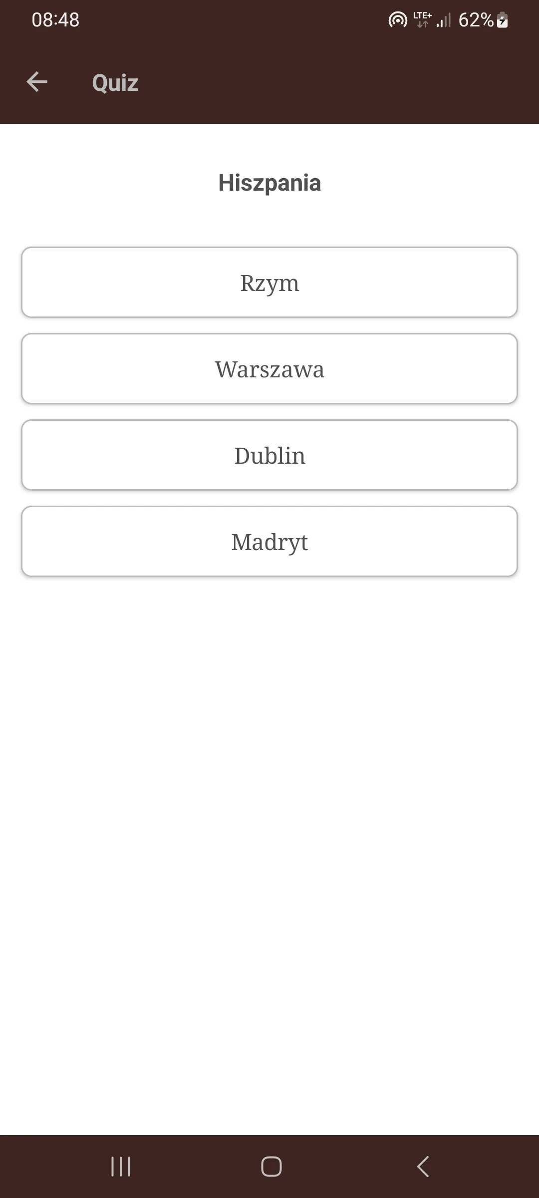 Zrzut ekranu 7/8 aplikacji Złoty Łańcuch