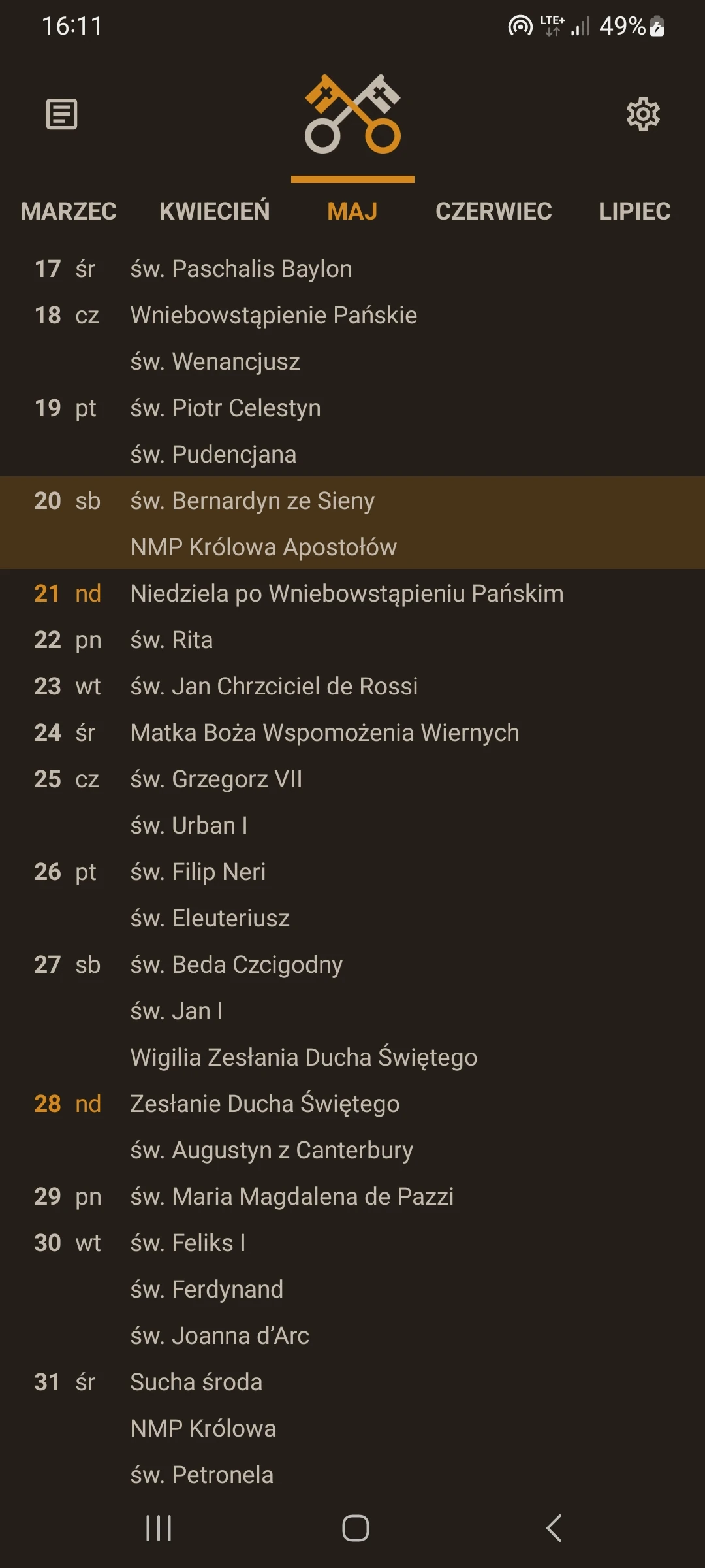 Zrzut ekranu 1/8 aplikacji Królestwo Boże